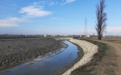 Emilia Centrale, nuova difesa antierosione per il Cavo Lama: più sicurezza e migliore irrigazione per 20 mila ettari del Modenese