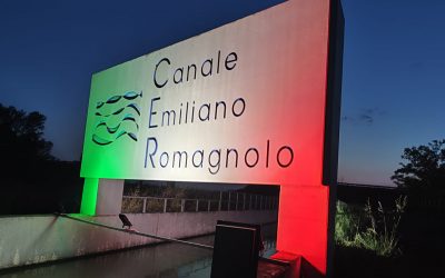 Centenario della Bonifica moderna e Festa della Repubblica: l’impianto CER di Crevenzosa a Galliera diventa Tricolore