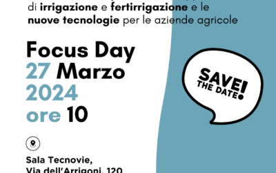 Mercoledì 27 Marzo, ore 10, Cesena: Incontro community FOCUS ACQUA su “IL RIUSO DELLE ACQUE REFLUE”