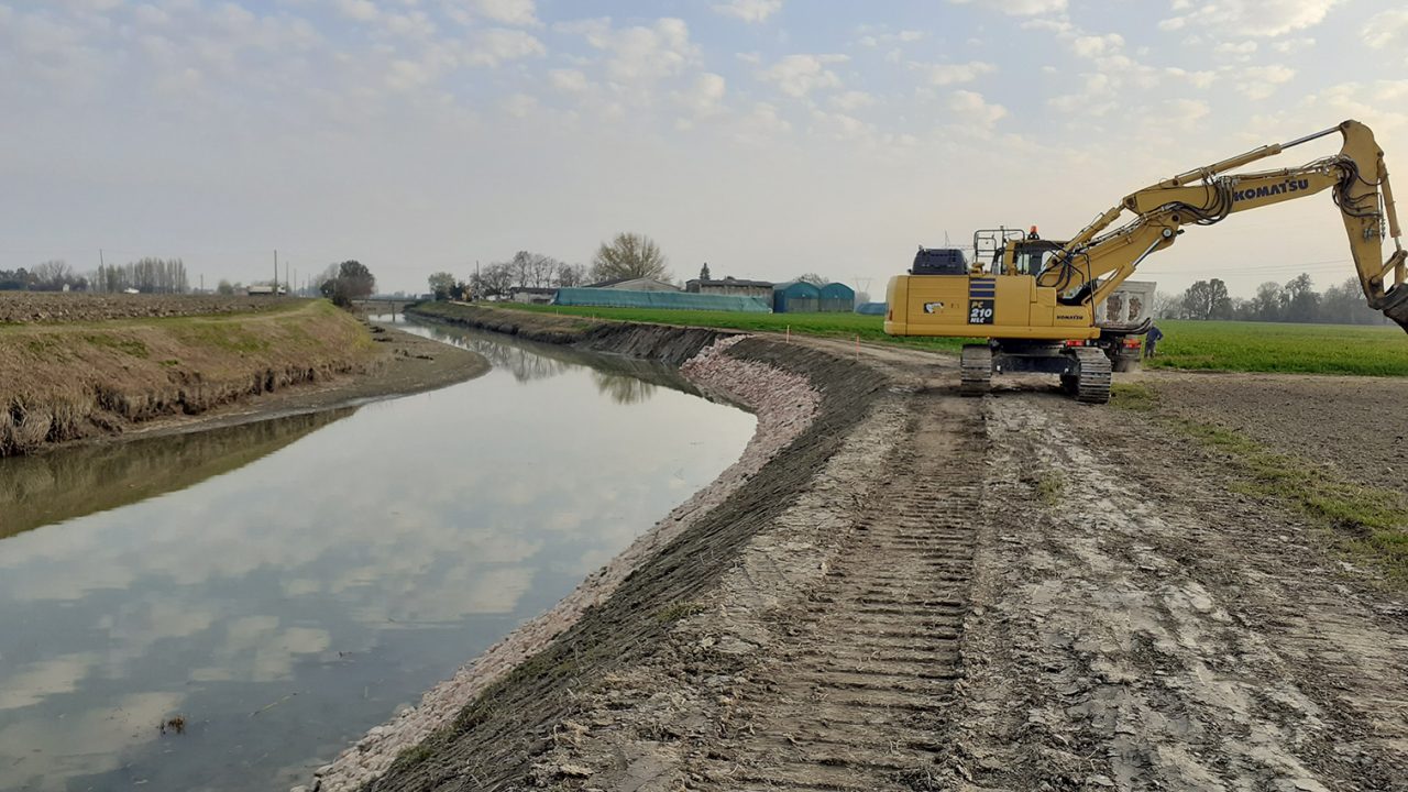 CONCLUSI I LAVORI AL CANALE SABBIONCELLO: A DIFESA DI QUISTELLO E PRONTI PER LA STAGIONE IRRIGUA