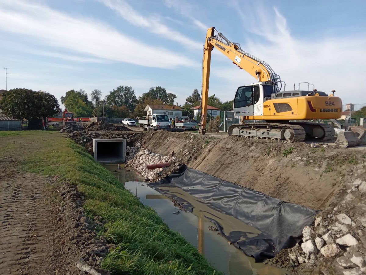 Sicurezza idraulica a Migliaro: conclusi i lavori sul canale Lovaro