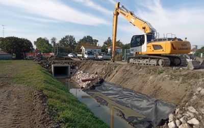 Sicurezza idraulica a Migliaro: conclusi i lavori sul canale Lovaro
