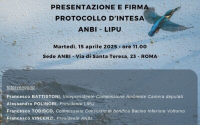PROTOCOLLO INTESA ANBI-LIPU – PRESENTAZIONE E FIRMA