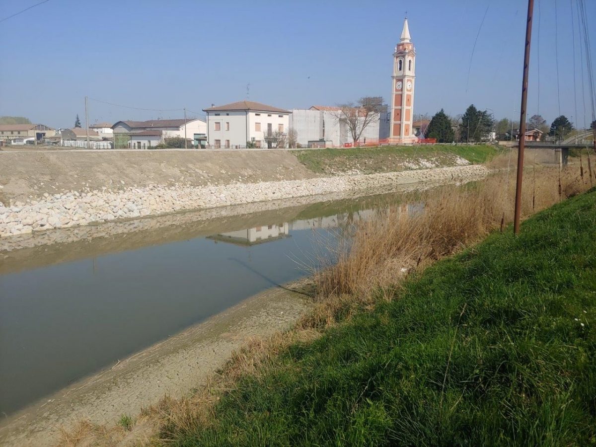Anche a Bondeno il Burana chiude gli ultimi cantieri per prepararsi alla stagione dell’irrigazione