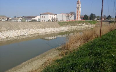 Anche a Bondeno il Burana chiude gli ultimi cantieri per prepararsi alla stagione dell’irrigazione