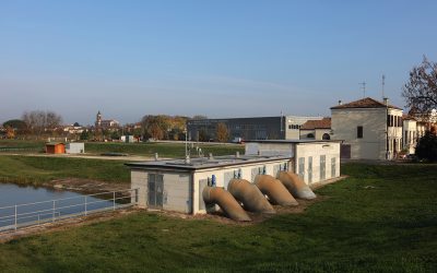 Intervento sul canale Naviglio a Baura per garantire scolo delle acque e irrigazione