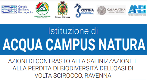 SAVE THE DATE: 2 FEBBRAIO 2022 Inaugurazione di Acqua Campus Natura Giornata Mondiale delle Zone Umide