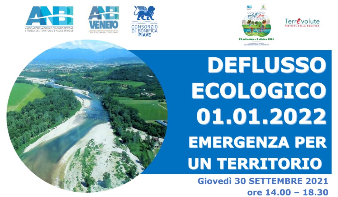 GIOVEDI’ IN DIRETTA DA TREVISO IL CONVEGNO SOLD OUT SUL DEFLUSSO ECOLOGICO