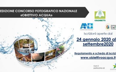 RINVIATI LA SETTIMANA NAZIONALE DELLA BONIFICA E DELL’IRRIGAZIONE ED IL CONCORSO FOTOGRAFICO OBIETTIVO ACQUA