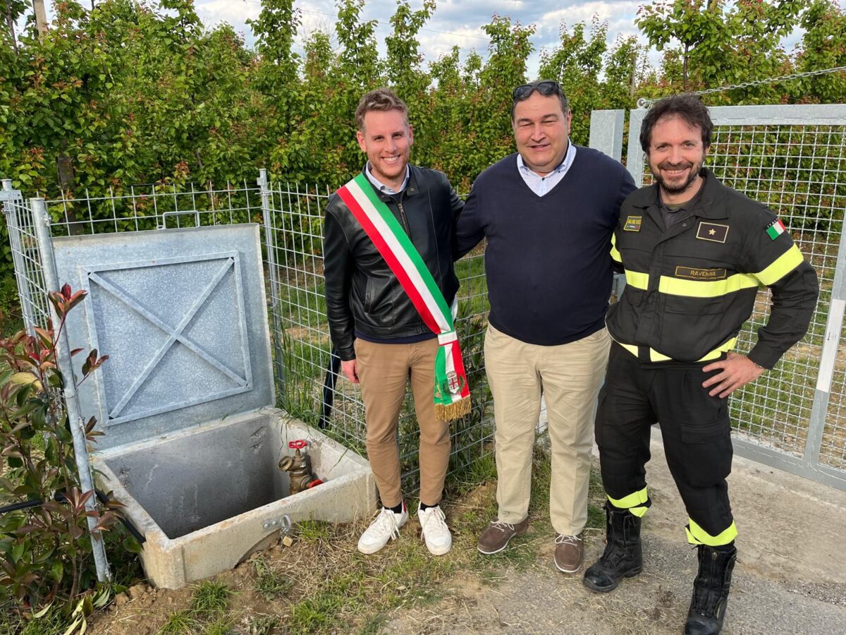 A Castel Bolognese inaugurata una bocchetta antincendio a disposizione dei Vigili del Fuoco