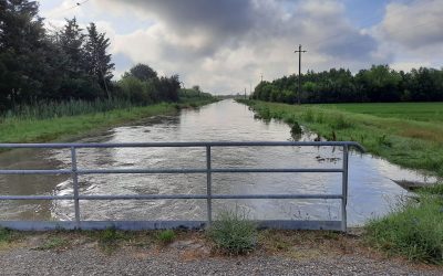 ONDATA “STORICA” DI MALTEMPO ESTIVO : EMILIA CENTRALE IN AZIONE CON 40 UOMINI E MEZZI PER L’INTERA NOTTE