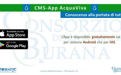 IN NAVIGAZIONE (VIRTUALE) TRA I CANALI CON L’APP ACQUAVIVA BURANA. DAL 22 MARZO, GIORNATA MONDIALE DELL’ACQUA