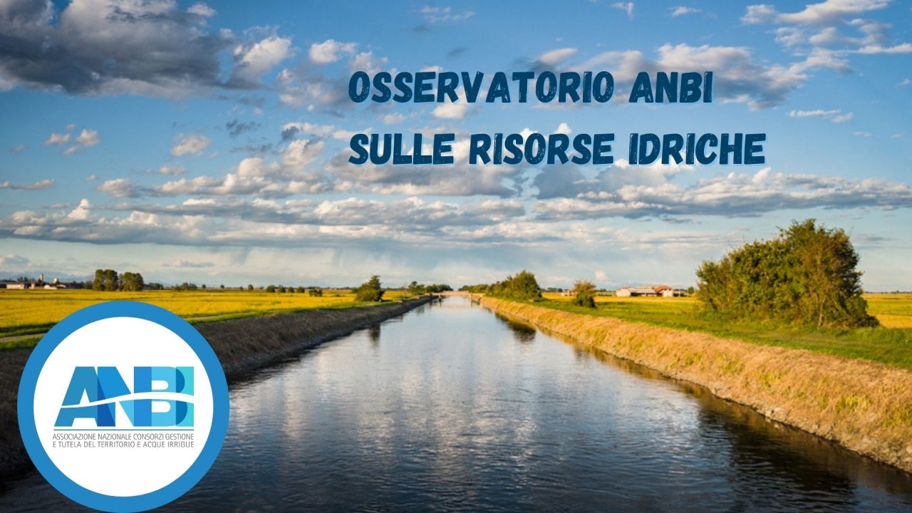 OSSERVATORIO ANBI SULLE RISORSE IDRICHE. PRIME INDICAZIONI IDROLOGICHE D’INVERNO: DISPONIBILITA’ AL TOP NEL SUD, L’ARIDITA’ APRE UNA QUESTIONE SETTENTRIONALE