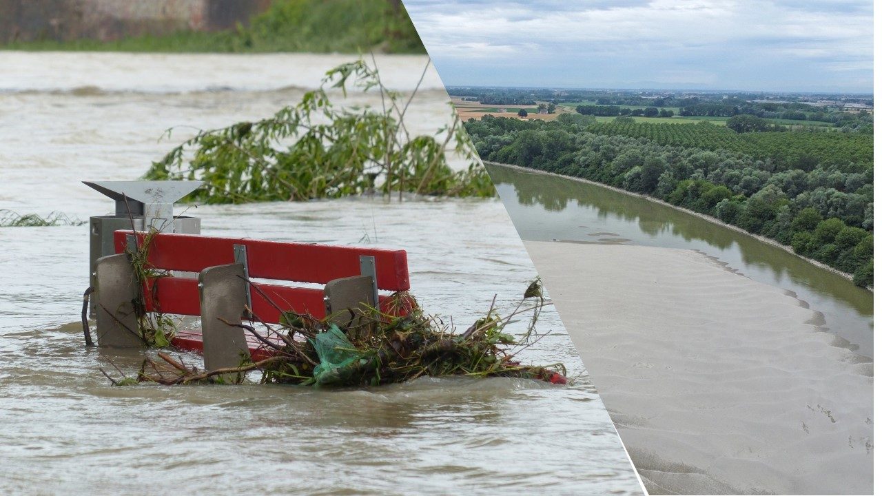 LA SICCITA’ NON TERMINA ED AUMENTA IL RISCHIO ALLUVIONE