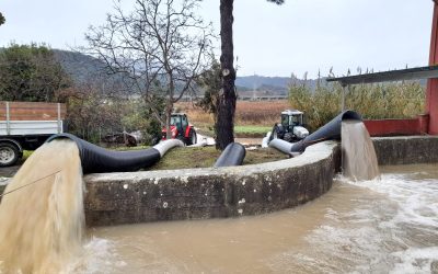 EMERGENZA METEO AL LAGO DI MASSACIUCCOLI  E’ CORSA CONTRO IL TEMPO, CONTRO IL PERICOLO DI ESONDAZIONE