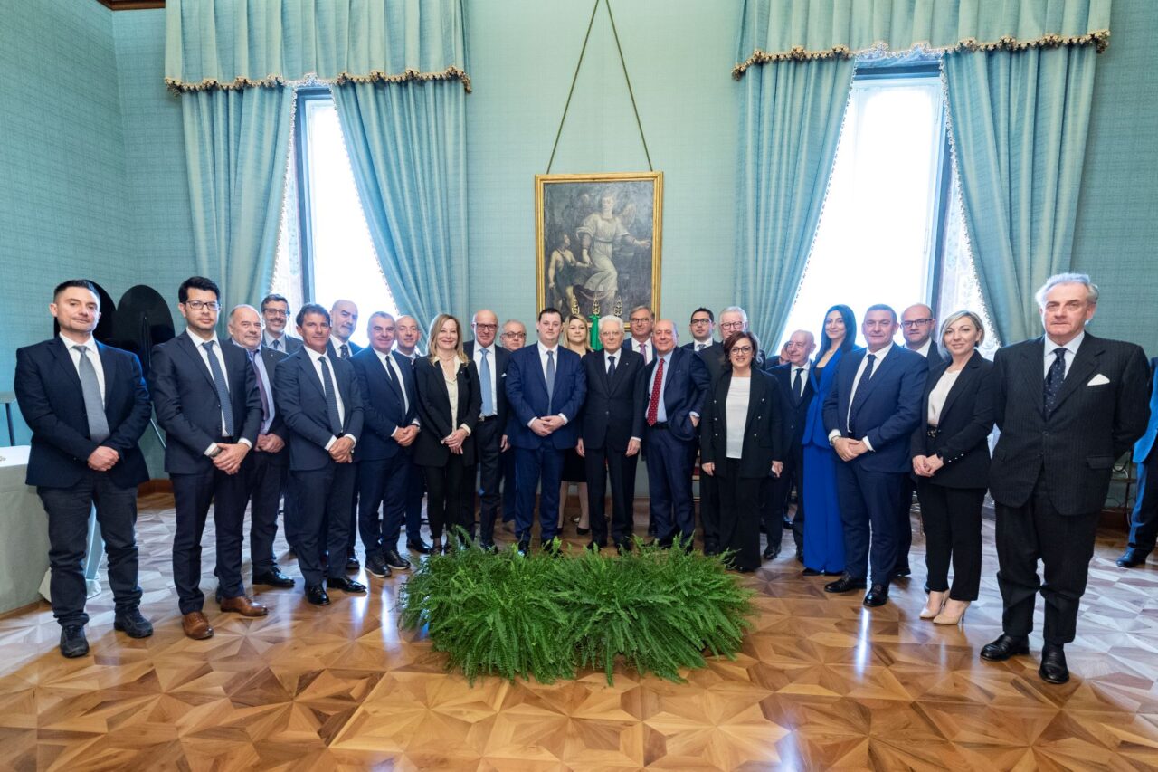 DELEGAZIONE ANBI DI TUTTA ITALIA RICEVUTA DA PRESIDENTE REPUBBLICA