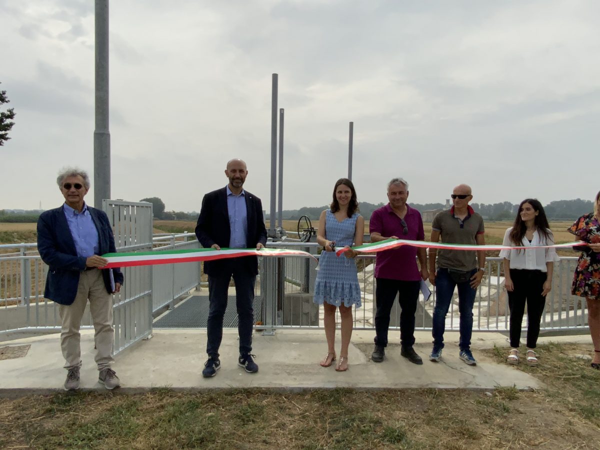 Bonifica Parmense, inaugurato il nuovo nodo idraulico del Gambalone a servizio del territorio