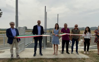 Bonifica Parmense, inaugurato il nuovo nodo idraulico del Gambalone a servizio del territorio