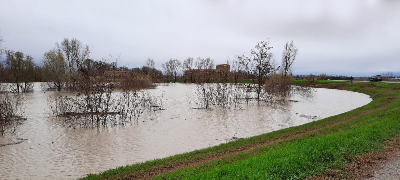 FIUME SECCHIA, RAGGIUNTA PORTATA STORICA A BONDANELLO: 11,70 METRI!