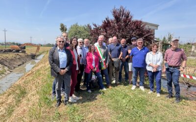 Fossa Parmigiana (Busseto-Polesine Zibello), interventi della Bonifica Parmense essenziali per la sicurezza del territorio