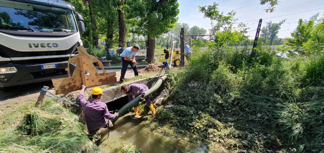 Emergenza in Romagna: la Bonifica Parmense al lavoro nelle aree alluvionate
