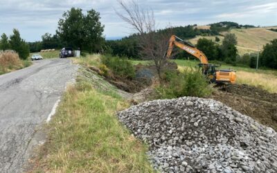 FELINO, BONIFICA PARMENSE A LAVORO SULLA FRANA DI VIA CASE BELLI