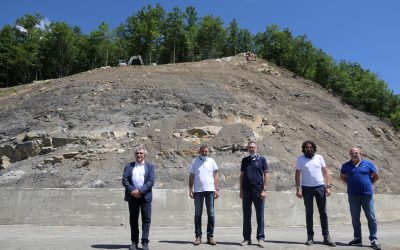 CORNIGLIO, VOLGE AL TERMINE LA MESSA IN SICUREZZA DELLA STRADA PER ROCCAFERRARA