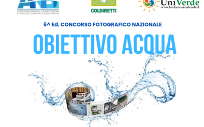 GIORNATA MONDIALE DELL’ACQUA. AL VIA IL 6° CONCORSO FOTOGRAFICO NAZIONALE  “OBIETTIVO ACQUA”