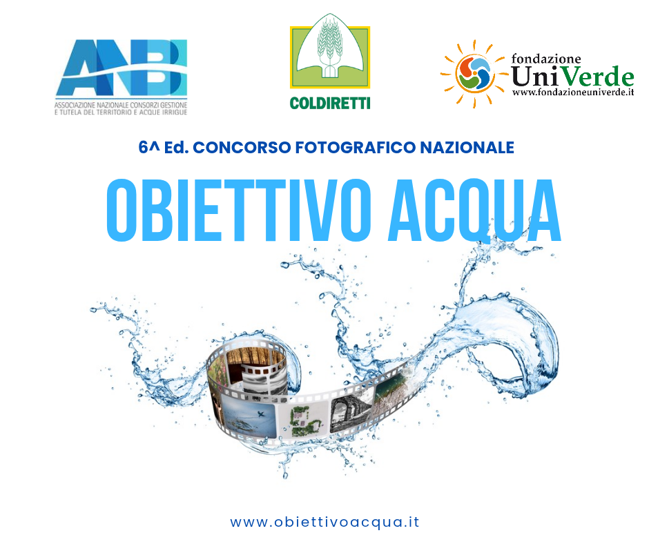 GIORNATA MONDIALE DELL’ACQUA. AL VIA IL 6° CONCORSO FOTOGRAFICO NAZIONALE  “OBIETTIVO ACQUA”