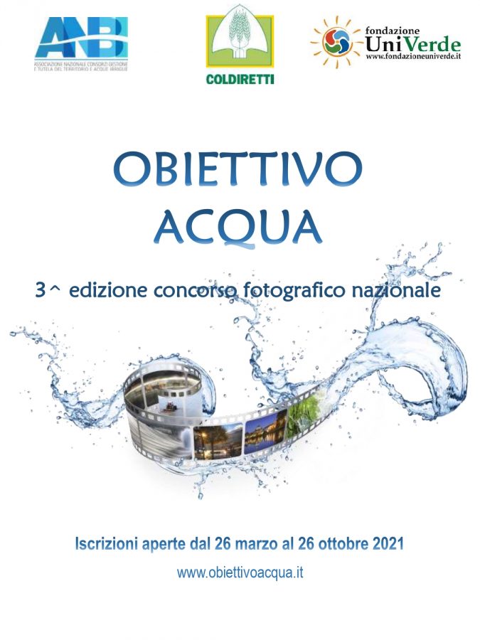 AL VIA LA TERZA EDIZIONE DEL CONCORSO FOTOGRAFICO “OBIETTIVO ACQUA”