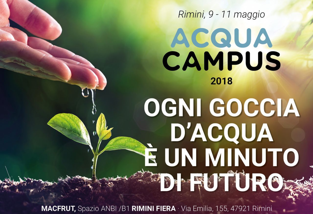 MERCOLEDI’ 9 MAGGIO: ore 12,00 – Conferenza stampa “Ogni goccia d’acqua è un minuto di futuro” c/o Spazio ANBI