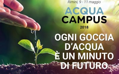 MERCOLEDI’ 9 MAGGIO: ore 12,00 – Conferenza stampa “Ogni goccia d’acqua è un minuto di futuro” c/o Spazio ANBI