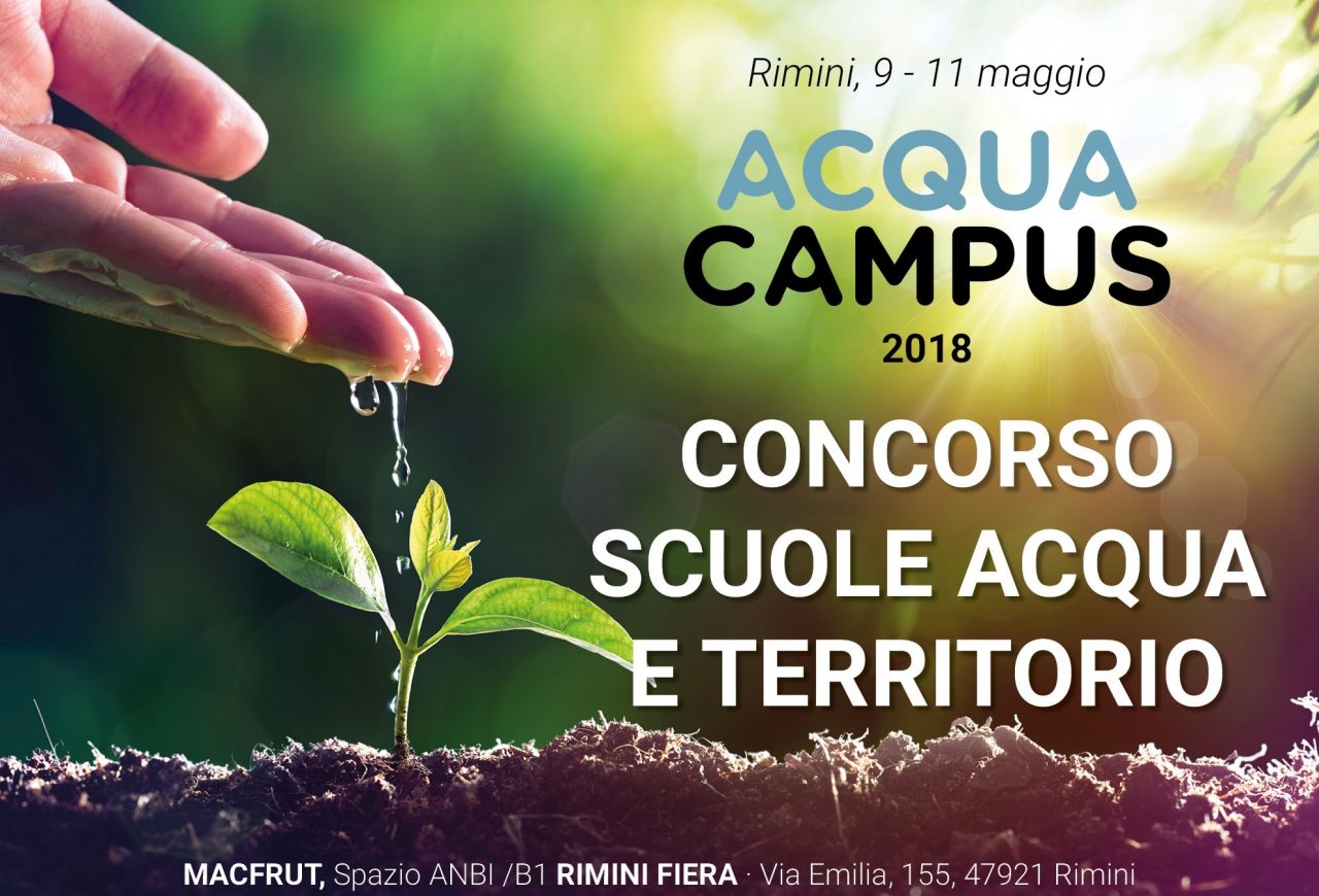 10 MAGGIO 2018: PREMIAZIONE CONCORSO SCUOLE ACQUA E TERRITORIO.