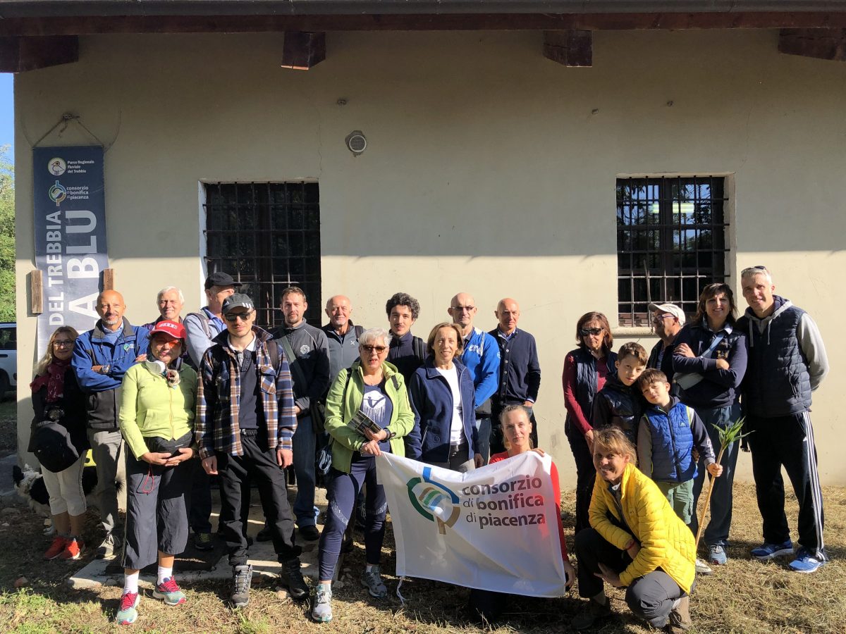 L’associazione il Grumo all’Aula Blu sul Trebbia. Tante le richieste di visite guidate agli impianti gestiti dal Consorzio scolaresche, famiglie, associazioni e gruppi di amanti del territorio