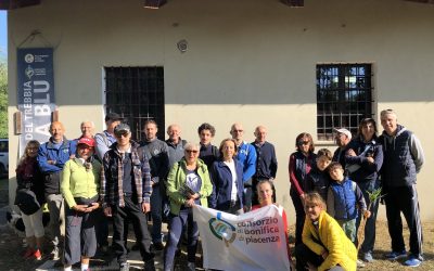 L’associazione il Grumo all’Aula Blu sul Trebbia. Tante le richieste di visite guidate agli impianti gestiti dal Consorzio scolaresche, famiglie, associazioni e gruppi di amanti del territorio