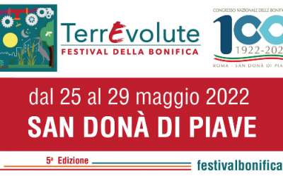 AL VIA TERREVOLUTE 100 – FESTIVAL DELLA BONIFICA. MERCOLEDI’ SERA IDROVORE ED IMPIANTI IDRAULICI SI COLORERANNO DEL TRICOLORE