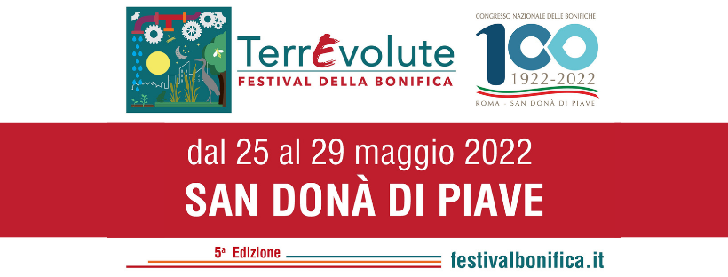 AL VIA TERREVOLUTE 100 – FESTIVAL DELLA BONIFICA. MERCOLEDI’ SERA IDROVORE ED IMPIANTI IDRAULICI SI COLORERANNO DEL TRICOLORE