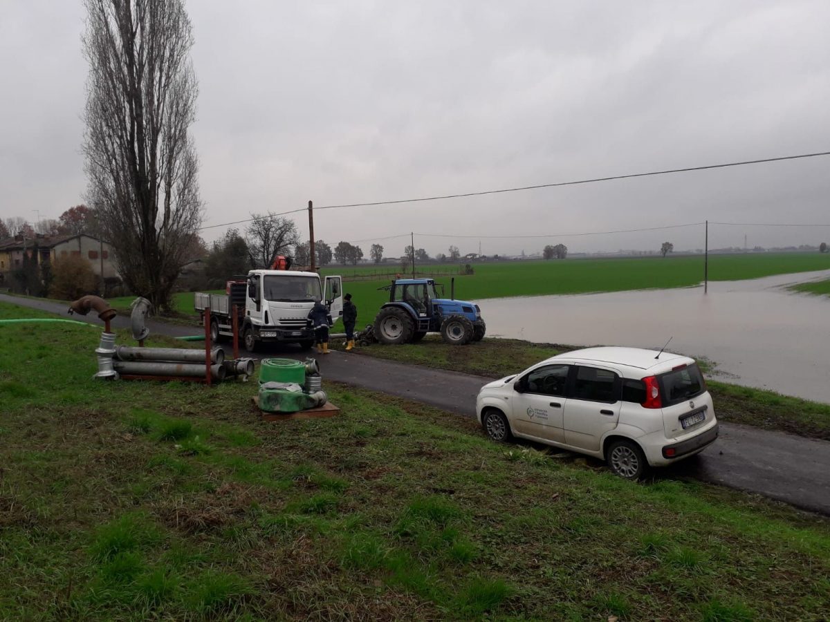 Continua l’attento monitoraggio del territorio da parte del Consorzio di Bonifica di Piacenza. Sorvegliati speciali Il fiume Po e le aree immediatamente vicine