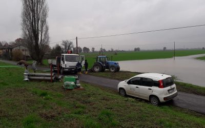 Continua l’attento monitoraggio del territorio da parte del Consorzio di Bonifica di Piacenza. Sorvegliati speciali Il fiume Po e le aree immediatamente vicine