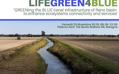 kick off meeting del progetto LIFE GREEN4BLUE vincitore del bando europeo Life Biodiversità 2018 di cui il Consorzio della Bonifica Renana è capofila