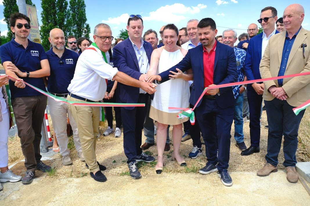 Inaugurato nel bolognese un nuovo invaso irriguo che raccoglierà le acque di superficie