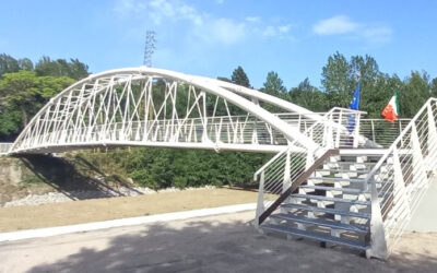 Nuovo ponte ciclo-pedonale in Appennino, realizzato dalla Renana
