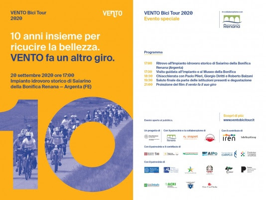 VENTO Bici Tour 2020 ospite d’onore il regista Giorgio Diritti