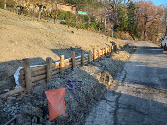 Sistemata la frana sulla strada a Ca’ del Dottore in Valsamoggia