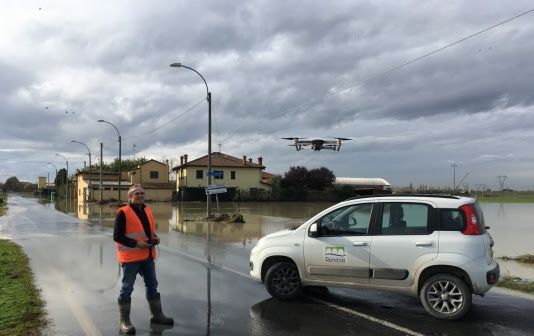 Emergenza allagamenti: tutti gli impianti e le casse della Renana in funzione da sabato mattina. Il sistema di scolo della bonifica sta raccogliendo tutte le acque esondate da fiumi e torrenti